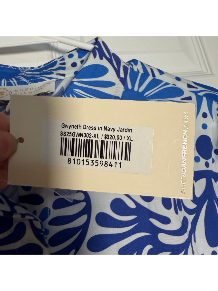 Sheridan French Gwyneth Dress In Navy Jardin Women's Size Xl New With Tags! — image 4 of 6